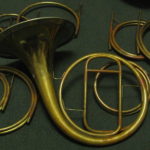 Natural horn with crooks