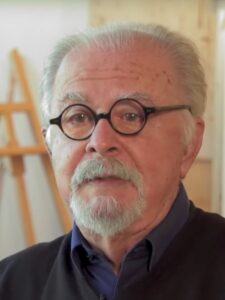 A closeup of Fernando Botero