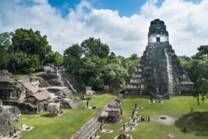Tikal city ruins