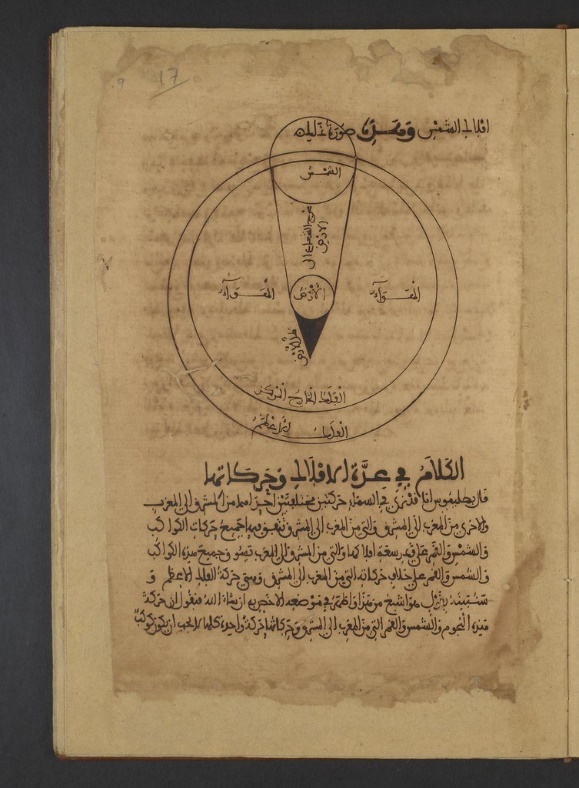 Treatise on science, religion, and cosmology in Arabic