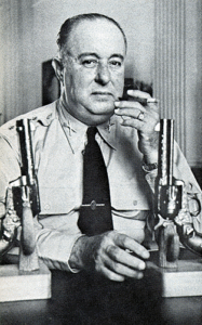 A black-and-white photograph of the Nicaraguan dictator Anastasio Somoza Garcia.