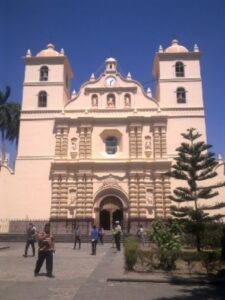 The facade of Catedral Tegucigalpa