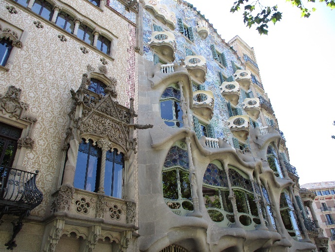 Gaudi architectural facade