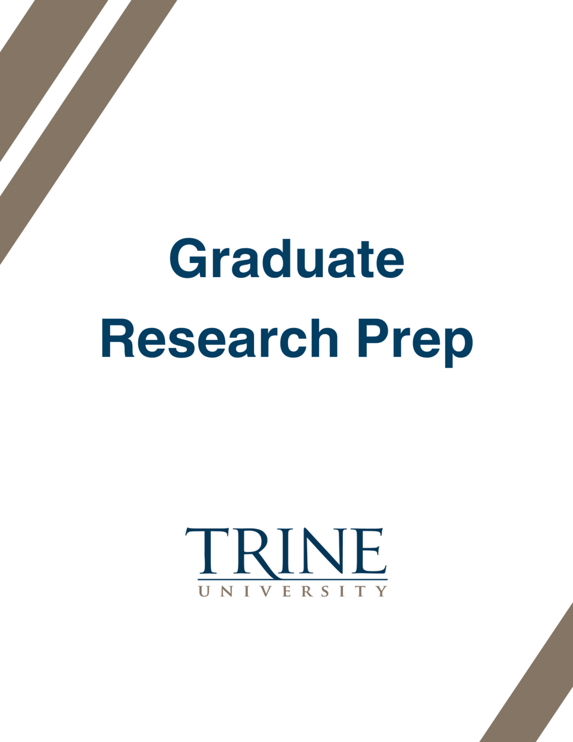 Cover image for Graduate Research Prep