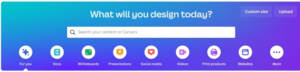 Screenshot of step 5 for creating an infographic in Canva