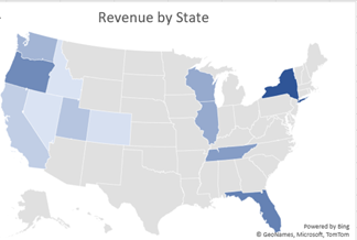 A map of the United States.