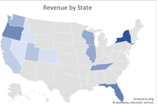 A map of the United States.