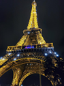 A close up of Eiffel Tower.