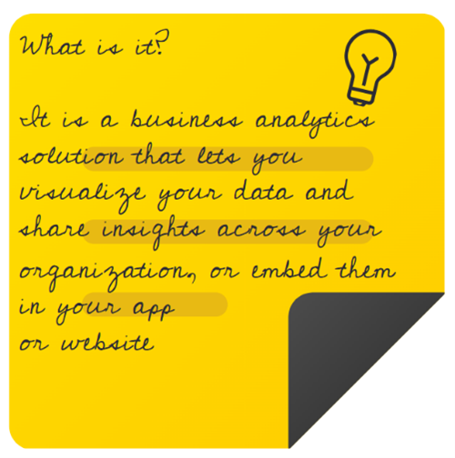 A yellow square note with black text.