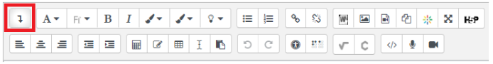 Atto editor toolbar advanced button.