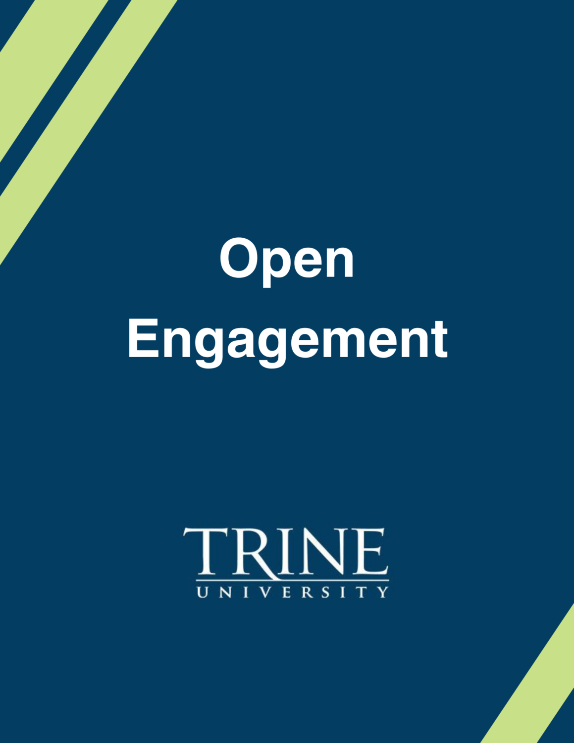 Cover image for Open Engagement