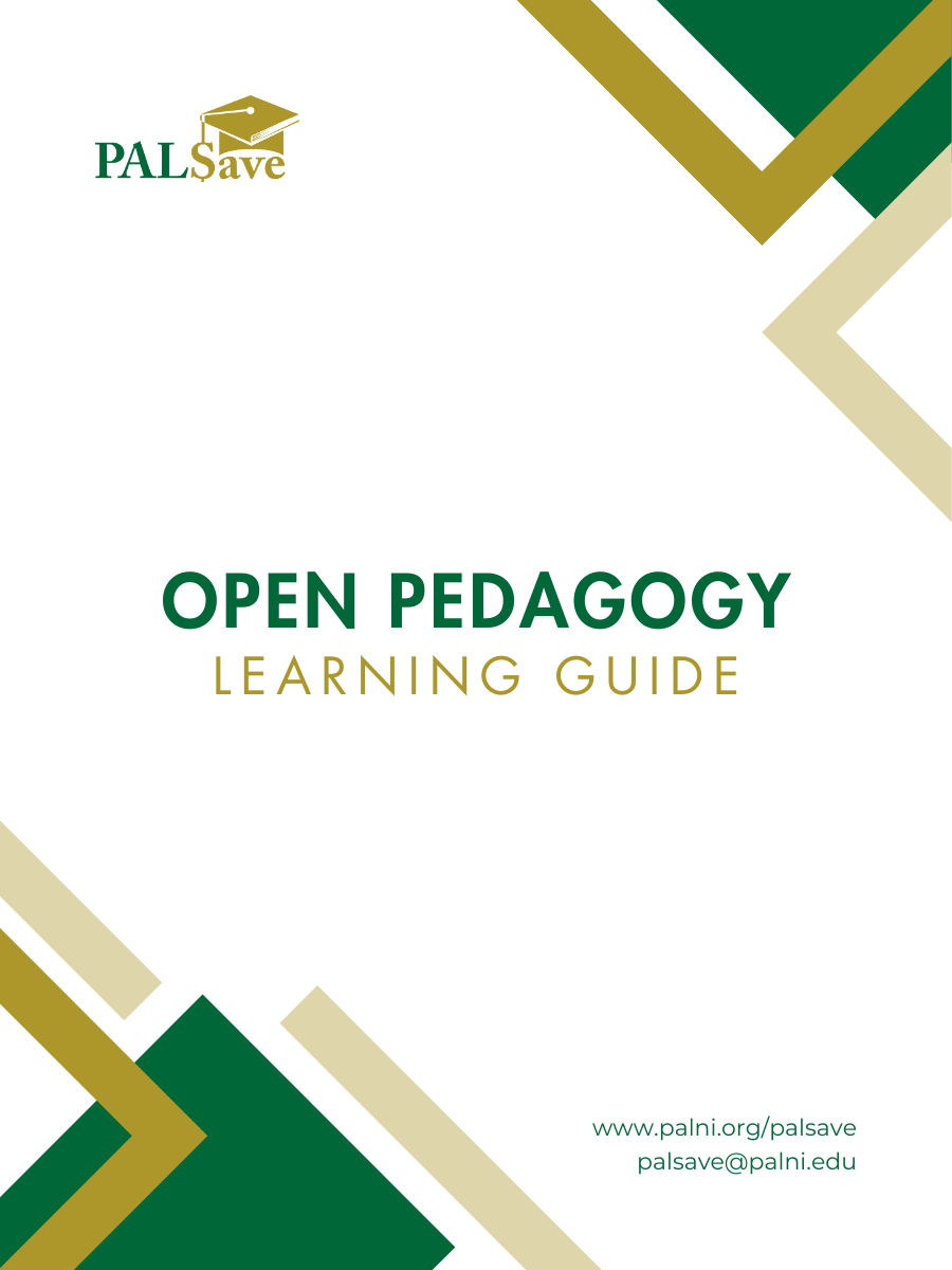 Cover image for Open Pedagogy Learning Guide