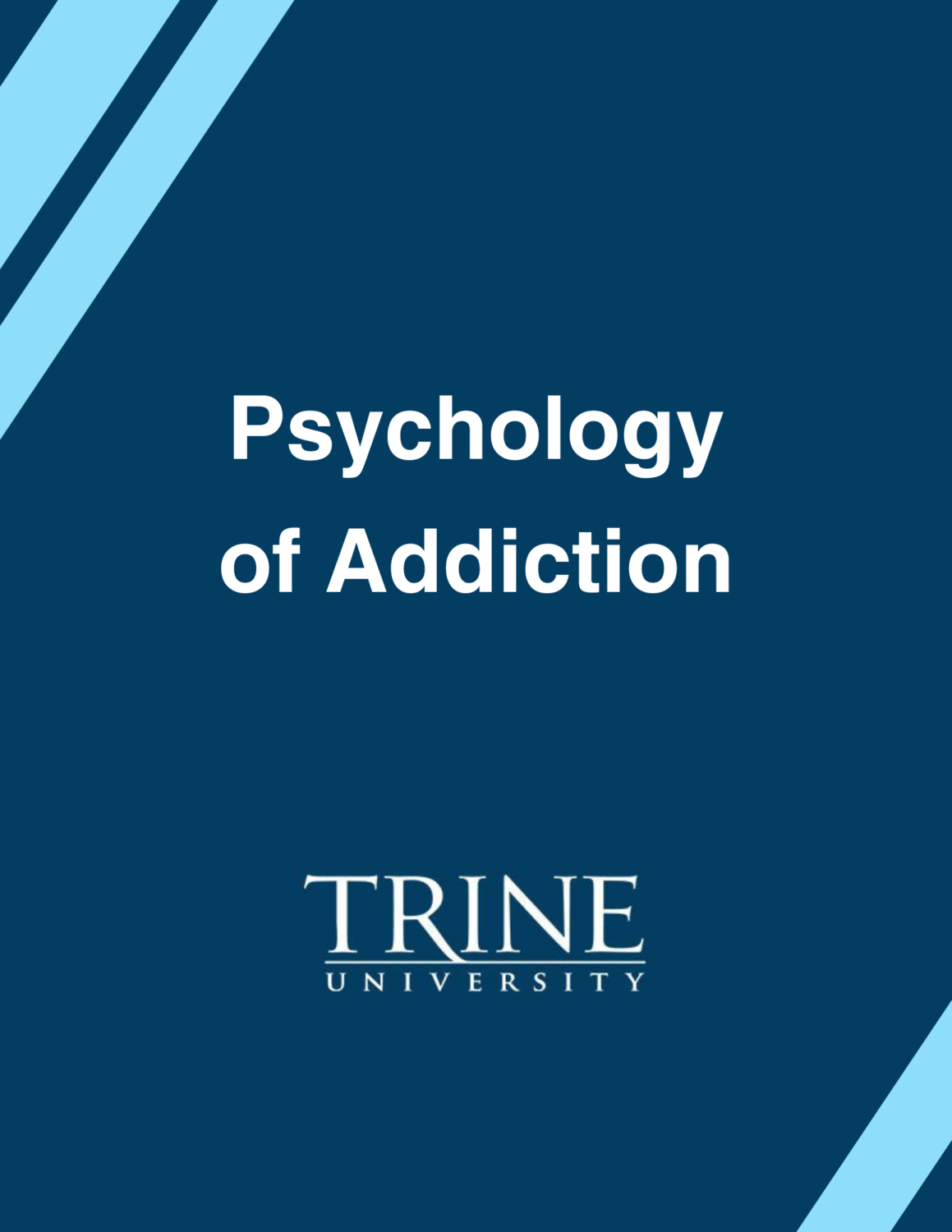 Cover image for Psychology of Addiction
