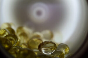 "DSC_5114 vitamin D softgels - macro" by Filip Patock is licensed under CC BY-NC-ND 2.0.