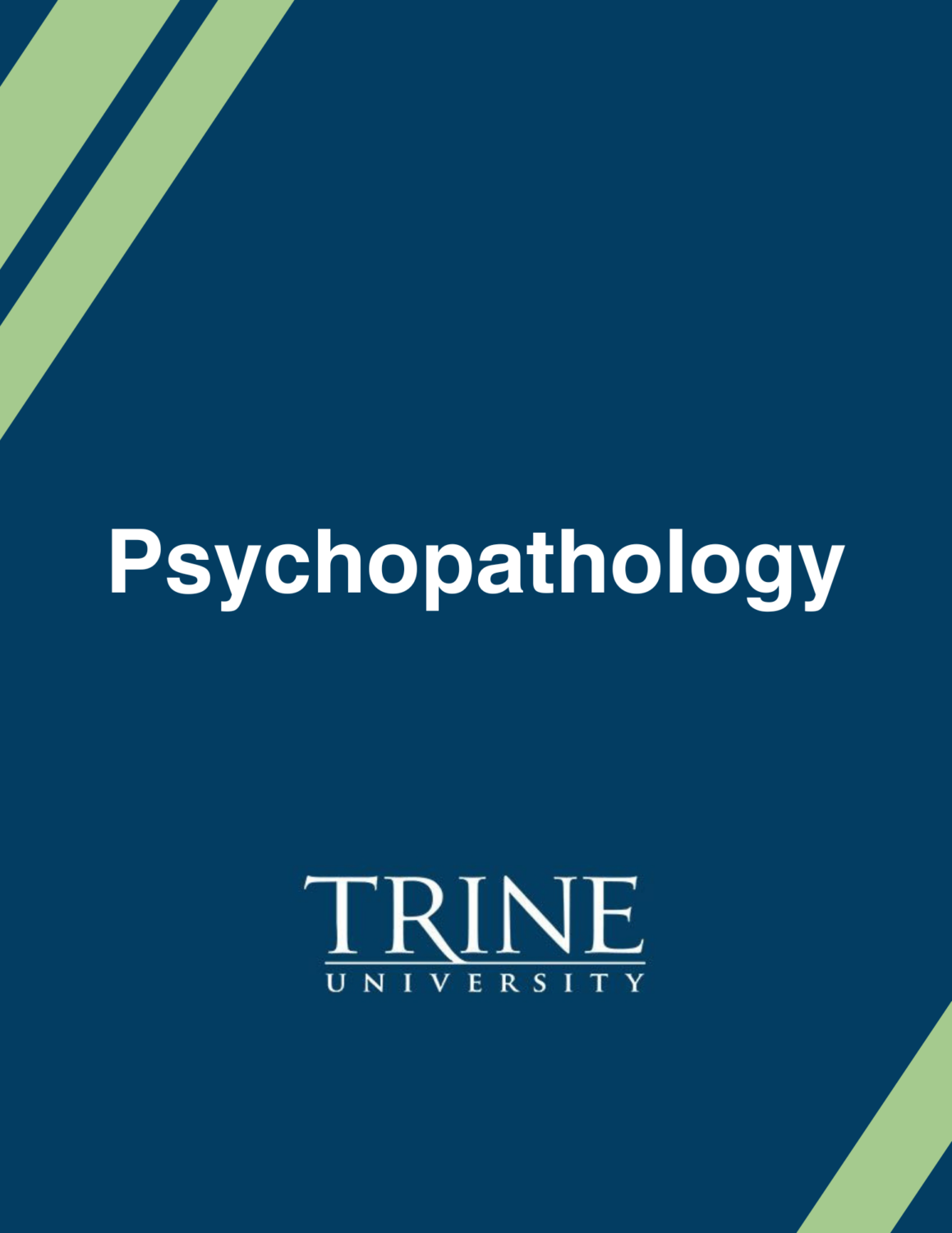 Cover image for Psychopathology