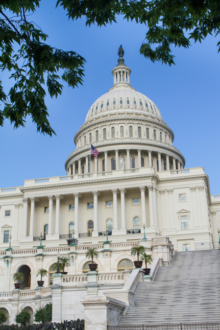 exterior view of the U.S. Capitol Building