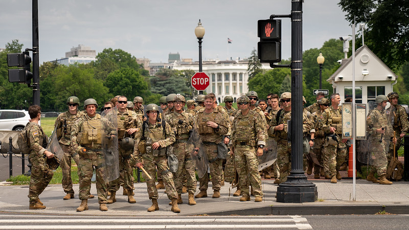 National Guard members in Washington, DC