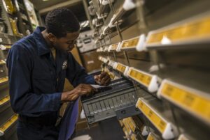 "A Sailor takes inventory aboard USS Porter in the Mediterranean Sea." by Official U.S. Navy Imagery is licensed under CC BY 2.0.