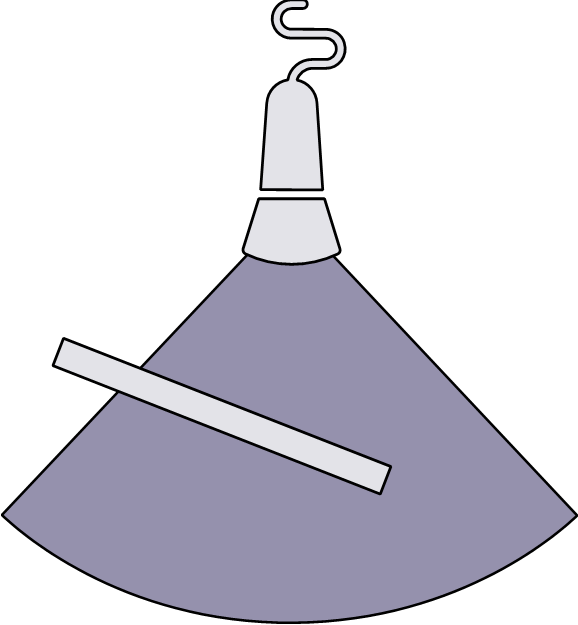 Image illustration of a side lobe effect.