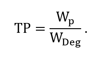 Equation for the thermal index.