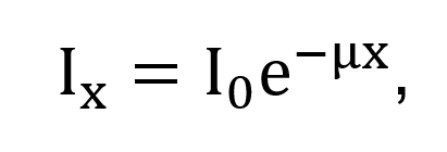 Equation for Beer's Law.