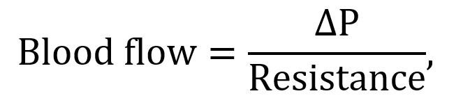 Poiseuille’s equation written out.