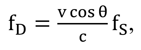 Equation for Doppler Shift Frequency